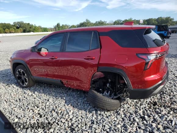 2025 Chevrolet Equinox FWD LT with VIN 3GNAXHEG7SL240955, listed as a Copart auction lot 81403355 with 5,057 mi miles and Salvage title. Bid and sale history available at DreamBid. Image 2.