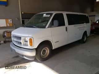 2002 Chevrolet Express с VIN 1GNFG15M121211431, выставлен на аукционе Copart как лот 81289444 с пробегом 37 379 миль миль и Списание • Salvage title. История ставок и продаж доступна на DreamBid. Изображение 1.