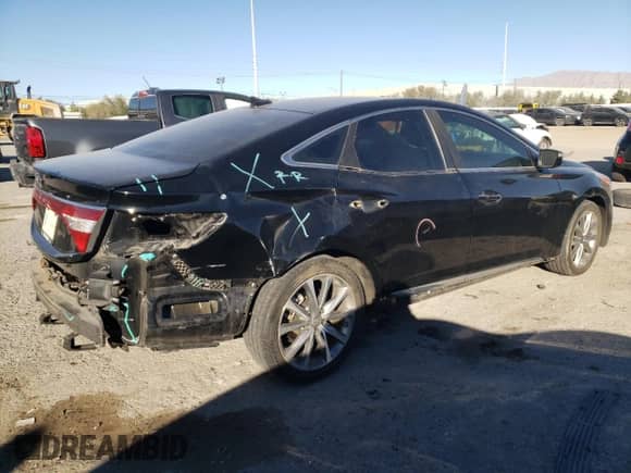 2016 Hyundai Azera с VIN KMHFG4JG7GA518051, выставлен на аукционе Copart как лот 79496594 с пробегом 61 239 миль миль и Списание • Salvage title. История ставок и продаж доступна на DreamBid. Изображение 3.