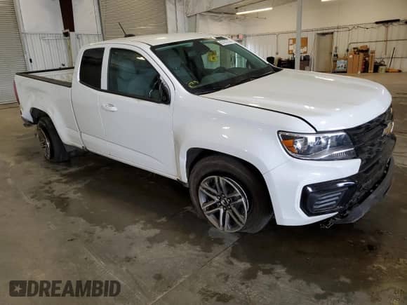 2022 Chevrolet Colorado 2WD Work Truck with VIN 1GCHSBEA9N1310174, listed as a Copart auction lot 67431215 with 28,824 mi miles and Salvage title. Bid and sale history available at DreamBid. Image 4.