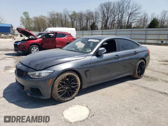 2015 BMW 4 Series 428i xDrive z VIN WBA4A7C51FD414496, wystawiony jako Copart lot #53422295 z przebiegiem 169 270 mil mil oraz Szkoda całkowita • Salvage title. Historia ofert i sprzedaży dostępna na DreamBid. Obrazek 1.