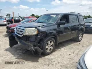 2011 Honda Pilot EX-L z VIN 5FNYF4H79BB060938, wystawiony jako Copart lot #65231595 z przebiegiem Nie podano mil oraz Szkoda całkowita • Salvage title. Historia ofert i sprzedaży dostępna na DreamBid. Obrazek 1.