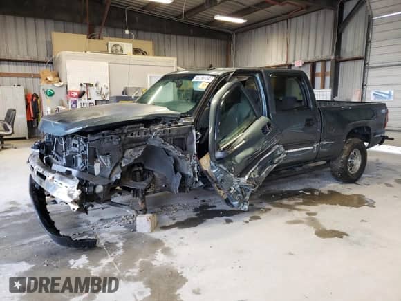 2007 Chevrolet Silverado 2500HD LT1 with VIN 1GCHC23D97F180302, listed as a Copart auction lot 66536134 with Not provided miles and Salvage title. Bid and sale history available at DreamBid. Image 1.