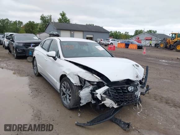 2023 Hyundai Sonata SEL with VIN KMHL64JA1PA280697, listed as a IAAI auction lot 43035115 with 37,609 mi miles and . Bid and sale history available at DreamBid. Image 1.