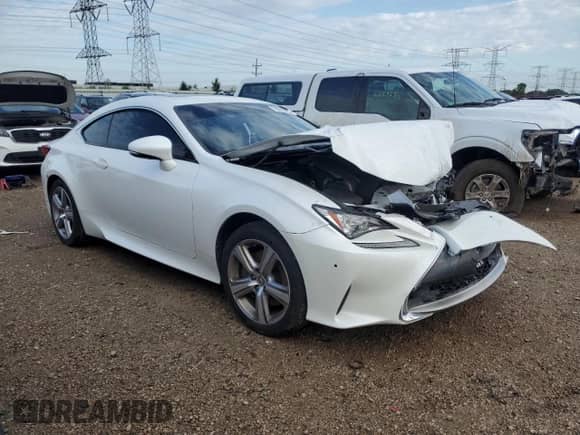 2015 Lexus RC 350 F Sport with VIN JTHSE5BC8F5002300, listed as a Copart auction lot 70012745 with 120,820 mi miles and Salvage title. Bid and sale history available at DreamBid. Image 4.