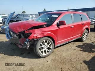 2013 Dodge Journey Crew with VIN 3C4PDDDGXDT680791, listed as a Copart auction lot 69875485 with 77,006 mi miles and Clean title. Bid and sale history available at DreamBid. Image 1.