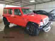 2025 Jeep Wrangler Sahara with VIN 1C4RJXP6XSW600595, listed as a Copart auction lot 89532015 with 9,281 mi miles and Clean title. Bid and sale history available at DreamBid. Image 4.