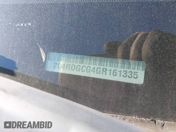 2016 Dodge Grand Caravan SXT with VIN 2C4RDGCG4GR161335, listed as a IAAI auction lot 43414142 with 124,679 mi miles and . Bid and sale history available at DreamBid. Image 9.