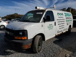 2007 Chevrolet Express Cargo with VIN 1GCGG29V771153158, listed as a Copart auction lot 75571854 with 231,145 mi miles and Clean title. Bid and sale history available at DreamBid. Image 1.
