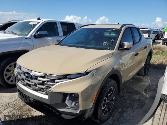 2024 Hyundai Santa Cruz SEL with VIN 5NTJC4DE1RH111022, listed as a Copart auction lot 75012644 with 4,874 mi miles and Non repairable. Bid and sale history available at DreamBid. Image 1.
