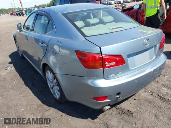 2006 Lexus IS 250 z VIN JTHCK262862000660, wystawiony jako IAAI lot #43087803 z przebiegiem 161 370 mil mil oraz . Historia ofert i sprzedaży dostępna na DreamBid. Obrazek 3.