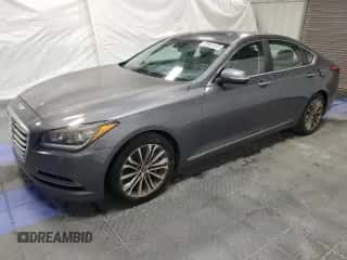 2015 Hyundai Genesis 3.8L z VIN KMHGN4JE0FU071357, wystawiony jako Copart lot #65636004 z przebiegiem 70 941 mil mil oraz Czysty tytuł • Clean title. Historia ofert i sprzedaży dostępna na DreamBid. Obrazek 1.