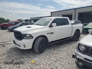 2017 Ram 1500 Night with VIN 1C6RR7MT1HS801618, listed as a Copart auction lot 65778865 with 110,578 mi miles and Clean title. Bid and sale history available at DreamBid. Image 1.