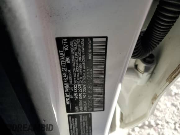 2014 Mercedes-Benz CLA 250 с VIN WDDSJ4EB3EN155021, выставлен на аукционе Copart как лот 89497295 с пробегом 91 561 миль миль и Чистый • Clean title. История ставок и продаж доступна на DreamBid. Изображение 12.