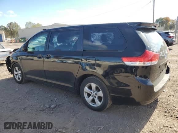 2012 Toyota Sienna with VIN 5TDZK3DC9CS275794, listed as a Copart auction lot 82216295 with 130,044 mi miles and Salvage title. Bid and sale history available at DreamBid. Image 2.