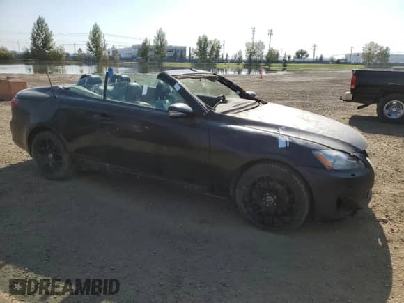 2010 Lexus IS 250 C with VIN JTHFF2C2XA2501290, listed as a Copart auction lot 81527905 with Not provided miles and Salvage title. Bid and sale history available at DreamBid. Image 4.