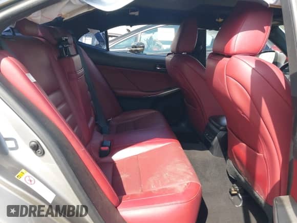 2015 Lexus IS 250 with VIN JTHBF1D27F5066208, listed as a IAAI auction lot 43189541 with 127,311 mi miles and . Bid and sale history available at DreamBid. Image 8.