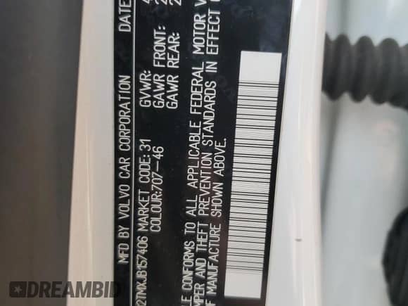 2018 Volvo S60 Inscription Platinum с VIN LYV402TMXJB157406, выставлен на аукционе Copart как лот 43436405 с пробегом 114 480 миль миль и Списание • Salvage title. История ставок и продаж доступна на DreamBid. Изображение 12.