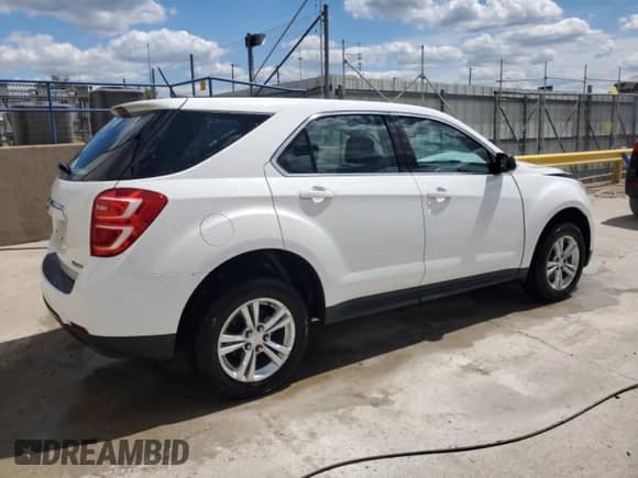 2016 Chevrolet Equinox LS with VIN 2GNFLEEK9G6255070, listed as a Copart auction lot 70325115 with 70,444 mi miles and Non repairable. Bid and sale history available at DreamBid. Image 3.