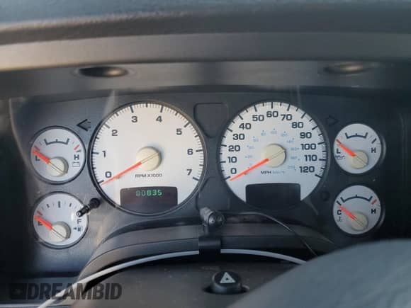 2003 Dodge RAM with VIN 3D7KU28W93G767255, listed as a Copart auction lot 82867624 with 80,835 mi miles and Salvage title. Bid and sale history available at DreamBid. Image 9.