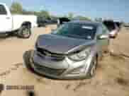 2015 Hyundai Elantra SE with VIN 5NPDH4AEXFH613217, listed as a Copart auction lot 81478205 with 109,217 mi miles and Salvage title. Bid and sale history available at DreamBid. Image 13.