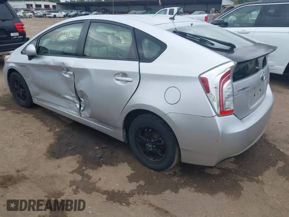 2012 Toyota Prius One with VIN JTDKN3DU3C5456414, listed as a IAAI auction lot 43110361 with 140,005 mi miles and . Bid and sale history available at DreamBid. Image 3.