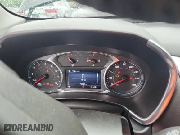 2021 Chevrolet Equinox LT with VIN 2GNAXJEV5M6143931, listed as a Copart auction lot 64193325 with 76,843 mi miles and Salvage title. Bid and sale history available at DreamBid. Image 9.