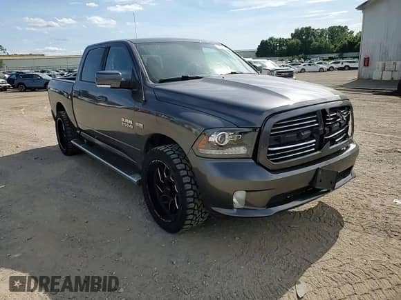 2016 Ram 1500 Sport with VIN 1C6RR7MT5GS157345, listed as a Copart auction lot 69345165 with 180,604 mi miles and Salvage title. Bid and sale history available at DreamBid. Image 13.