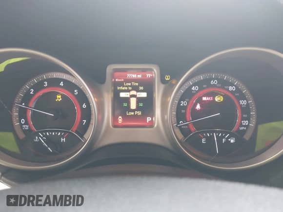 2015 Dodge Journey American Value with VIN 3C4PDCAB1FT744948, listed as a IAAI auction lot 42976982 with 77,765 mi miles and . Bid and sale history available at DreamBid. Image 7.