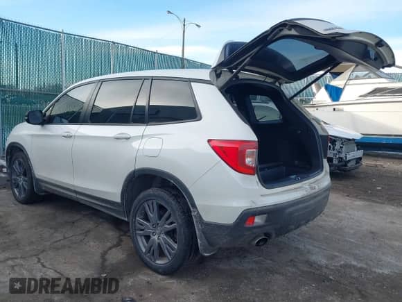 2019 Honda Passport EX-L с VIN 5FNYF8H5XKB008904, выставлен на аукционе IAAI как лот 41440706 с пробегом 57 317 миль миль и . История ставок и продаж доступна на DreamBid. Изображение 3.