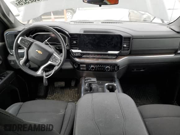 2023 Chevrolet Silverado 1500 LT with VIN 1GCRDDED4PZ314318, listed as a Copart auction lot 42052525 with 27,815 mi miles and Salvage title. Bid and sale history available at DreamBid. Image 8.