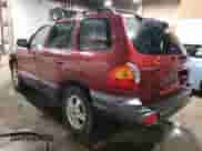 2002 Hyundai Santa Fe GLS with VIN KM8SC73D22U157172, listed as a Copart auction lot 61086995 with 198,122 mi miles and Non repairable. Bid and sale history available at DreamBid. Image 2.