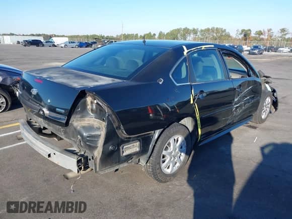 2011 Chevrolet Impala Police Police with VIN 2G1WD5EM6B1251953, listed as a IAAI auction lot 40972078 with 106,935 mi miles and . Bid and sale history available at DreamBid. Image 4.
