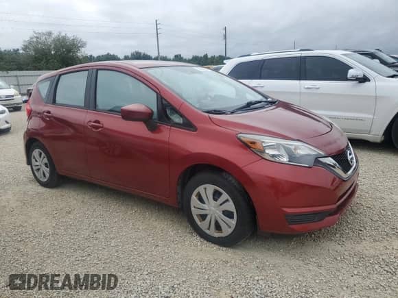 2017 Nissan Note SV with VIN 3N1CE2CP3HL364255, listed as a Copart auction lot 74416694 with Not provided miles and Salvage title. Bid and sale history available at DreamBid. Image 4.
