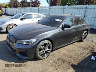 2022 BMW 3 Series M340i xDrive with VIN 3MW5U9J04N8C76740, listed as a Copart auction lot 81442655 with 24,559 mi miles and Salvage title. Bid and sale history available at DreamBid. Image 1.