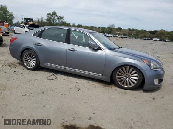 2014 Hyundai Equus Signature z VIN KMHGH4JH4EU080272, wystawiony jako Copart lot #54183775 z przebiegiem 105 897 mil mil oraz Czysty tytuł • Clean title. Historia ofert i sprzedaży dostępna na DreamBid. Obrazek 4.