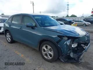 2025 Honda HR-V LX with VIN 3CZRZ1H36SM711648, listed as a IAAI auction lot 42970785 with 19,437 mi miles and . Bid and sale history available at DreamBid. Image 1.