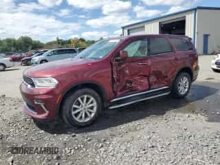 2021 Dodge Durango SXT Plus with VIN 1C4RDJAG4MC598806, listed as a Copart auction lot 69055165 with 71,611 mi miles and Salvage title. Bid and sale history available at DreamBid. Image 1.