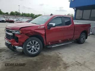 2023 Chevrolet Silverado 1500 LT z VIN 1GCRDDED3PZ272840, wystawiony jako Copart lot #60309255 z przebiegiem 15 161 mil mil oraz Szkoda całkowita • Salvage title. Historia ofert i sprzedaży dostępna na DreamBid. Obrazek 1.