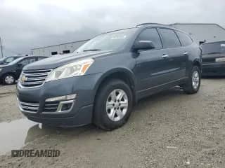 2014 Chevrolet Traverse LS z VIN 1GNKRFEDXEJ237844, wystawiony jako Copart lot #85392805 z przebiegiem 245 480 mil mil oraz Czysty tytuł • Clean title. Historia ofert i sprzedaży dostępna na DreamBid. Obrazek 1.