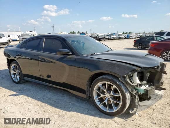 2021 Dodge Charger GT z VIN 2C3CDXHG8MH606065, wystawiony jako Copart lot #80370635 z przebiegiem 54 393 mil mil oraz Szkoda całkowita • Salvage title. Historia ofert i sprzedaży dostępna na DreamBid. Obrazek 4.