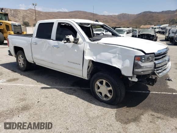2018 Chevrolet Silverado 1500 LTZ with VIN 3GCUKSEJ6JG330750, listed as a Copart auction lot 70066885 with 65,507 mi miles and Salvage title. Bid and sale history available at DreamBid. Image 4.