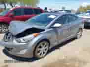 2013 Hyundai Elantra GLS with VIN KMHDH4AE3DU672219, listed as a IAAI auction lot 42200984 with 99,088 mi miles and . Bid and sale history available at DreamBid. Image 2.