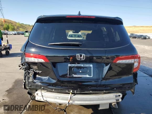 2021 Honda Pilot EX-L with VIN 5FNYF5H53MB026310, listed as a Copart auction lot 68208325 with 67,585 mi miles and Salvage title. Bid and sale history available at DreamBid. Image 6.