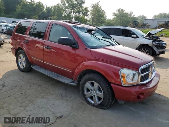 2006 Dodge Durango Limited with VIN 1D4HB58246F192869, listed as a Copart auction lot 67283715 with 221,922 mi miles and Salvage title. Bid and sale history available at DreamBid. Image 4.