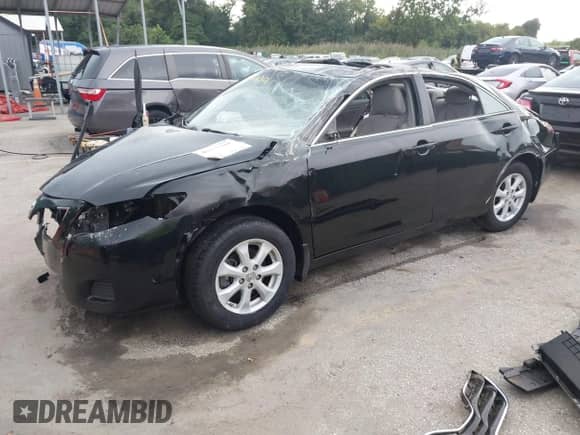 2010 Toyota Camry LE with VIN 4T1BF3EKXAU048971, listed as a IAAI auction lot 43132301 with 88,108 mi miles and . Bid and sale history available at DreamBid. Image 2.