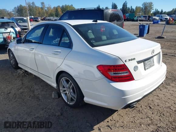 2013 Mercedes-Benz C 300 Sport with VIN WDDGF8AB3DR283934, listed as a IAAI auction lot 43436650 with 125,221 mi miles and . Bid and sale history available at DreamBid. Image 3.