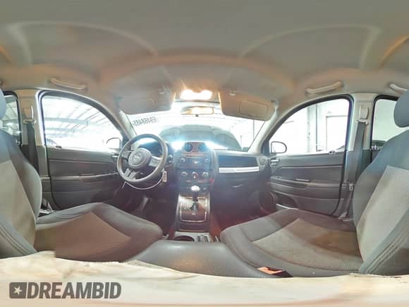 2014 Jeep Compass Sport with VIN 1C4NJDBB9ED842554, listed as a Copart auction lot 69468485 with 124,308 mi miles and Salvage title. Bid and sale history available at DreamBid. Image 15.