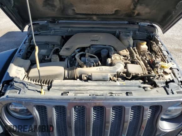 2021 Jeep Wrangler Unlimited Rubicon with VIN 1C4HJXFG3MW532262, listed as a Copart auction lot 60140325 with 61,287 mi miles and Salvage title. Bid and sale history available at DreamBid. Image 12.