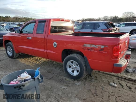 2008 Dodge Dakota with VIN 1D7HW32N18S525523, listed as a Copart auction lot 86843764 with 25,156 mi miles and Clean title. Bid and sale history available at DreamBid. Image 2.